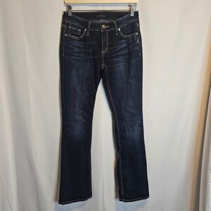 Silver Jeans Co. Dark Wash Bootcut Elyse Slim Boot Denim Jeans Women's 27x33
